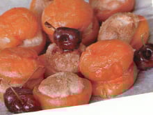 Abricots farcis aux amandes