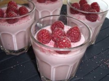 Mousse framboise saveur barbapapa