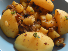 Pommes de terres à l'étouffée à la noix de coco