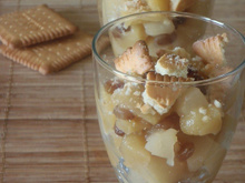 Compotée de pommes poires et raisins