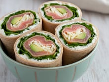 Roulés au saumon et à l'emmental