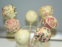 Cake pops citron et framboises