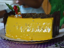 Bûches de Noël aux mousses de fruits : 3 fruits parfaits