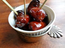 Saucisses caramélisées