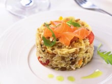 Salade fraîcheur de Céréales de Campagne Tipiak au saumon