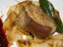 Cochon de lait au yuzu et kafir