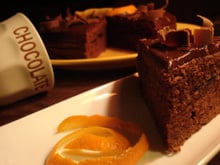 Moelleux chocolat aux zestes d'orange