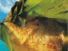 Filets d'empereur à la feuille de bananier