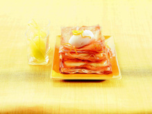 Tarte au citron en millefeuille