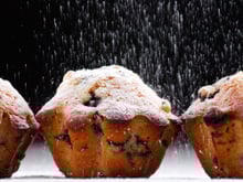 Muffins aux mûres de Chef Christophe