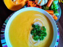 Velouté de courge à la châtaigne