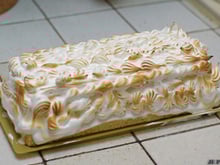 Bûche glacée façon omelette Norvégienne