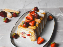 Charlotte aux fraises et mascarpone facile et rapide