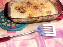 Gratin de poireaux au jambon