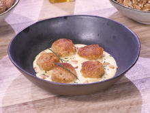 Noix de Saint-Jacques en croûte de Noix du Périgord AOP et sa crème au safran