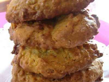 Cookies au muesli, son d'avoine et noix