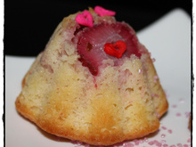 Minis moelleux aux fraises