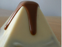 La pyramide au chocolat blanc