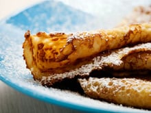 Crêpes sucrées à la vanille