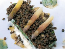 Millefeuille de saumon « les copains » Hommage à Jules Romain né dans mon village : Saint-Julien Chapteuil