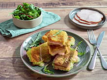 Croque-monsieur façon pain perdu au rôti de porc : notre recette parfaite qui plaira même aux enfants !