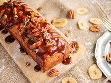 Banana bread aux noix de pécan et au sirop d'érable