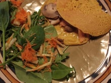 Saumon façon Banh Xeo