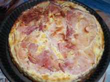 Ma quiche au lard