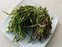 Risotto au houblon sauvage et provolone doux