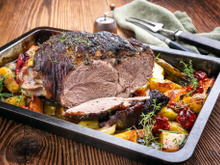 Epaule d'agneau au four à la boulangère