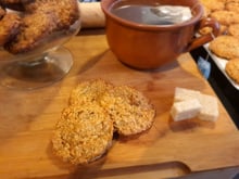 Cookies aux flocons d'avoine et aux pommes