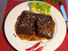 Pavé de bœuf normand au poivre de sichuan