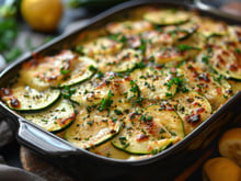 Gratin de courgettes à la bolognaise