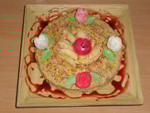 Gâteau au pralin et aux pommes