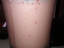 Milkshake fraise cerise