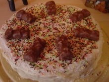 Gâteau mon blanc noix de coco et citron vert