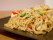 Wok poulet coco curry