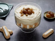 Trifle à la crème de marrons et marrons glacés