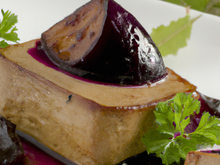 Foie gras poêle à la Violette