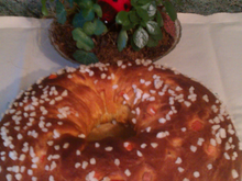 Brioche aux fruits confits