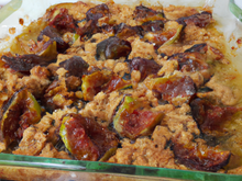 Crumble figues miel allégé