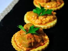 Petites bouchées feuilletées aux champignons