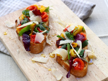 Bruschetta aux poivrons