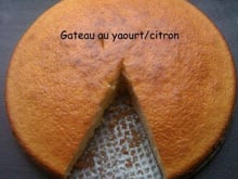 Gâteau au yaourt et citron