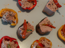 Bouchées au thon et 3 poivrons