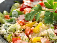 Poêlée de riz complet crémeuse