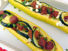 Hot Dog courgettes
