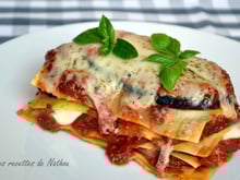 Lasagnes aux aubergines et mozzarella