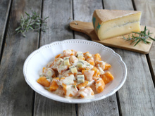 Gnocchi de potiron au Morbier