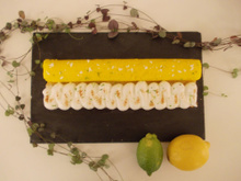 Tarte au citron confit meringuée